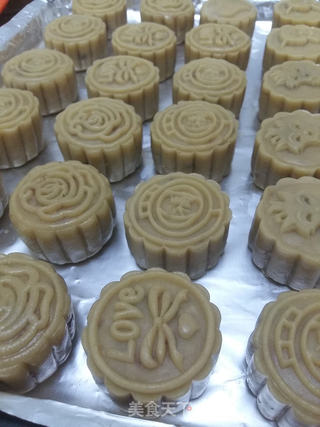 广式五仁月饼的做法步骤:19