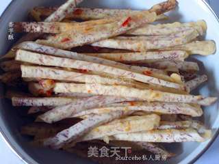 零食,香辣香芋酥的做法步骤:10
