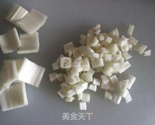水晶白菜雪梨羹的做法步骤：2