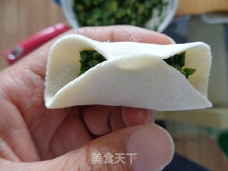 韭菜鸡蛋饺子的做法步骤:12
