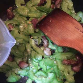 肉片苦瓜的做法步骤:8