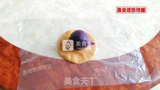 广式紫薯椰蓉月饼的做法步骤:8