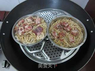 榨菜排骨蒸濑粉的做法步骤:8