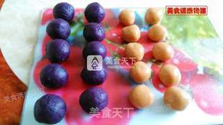 广式紫薯椰蓉月饼的做法步骤:7