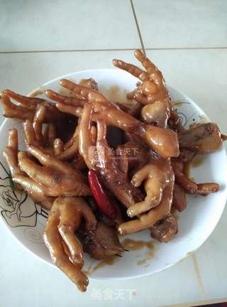 红烧鸡爪的做法步骤:5