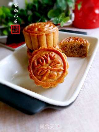 广式五仁月饼的做法步骤:30