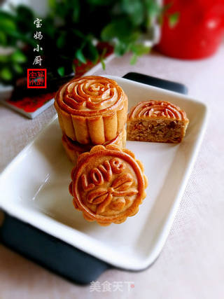 广式五仁月饼的做法步骤:27