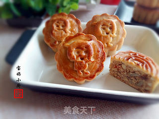 广式五仁月饼的做法步骤:29