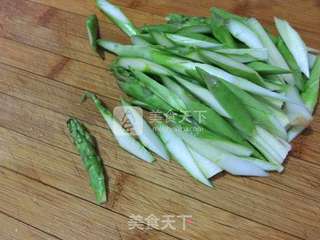 芦笋烧虾的做法步骤:3