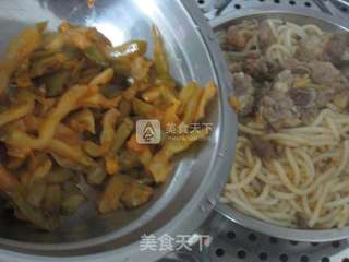 榨菜排骨蒸濑粉的做法步骤:9