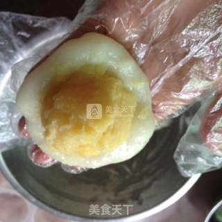 豆沙冰皮月饼的做法步骤:3