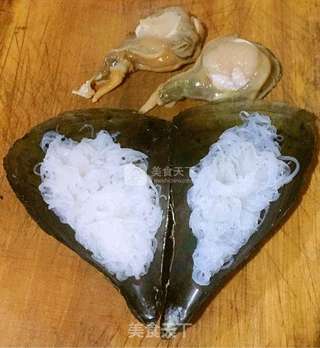 蒜蓉粉丝蒸带子的做法步骤:4