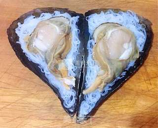 蒜蓉粉丝蒸带子的做法步骤:5