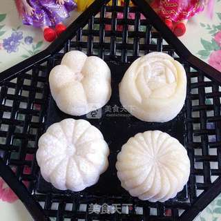 豆沙冰皮月饼的做法步骤:6