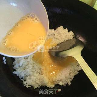 秋葵炒饭的做法步骤:5