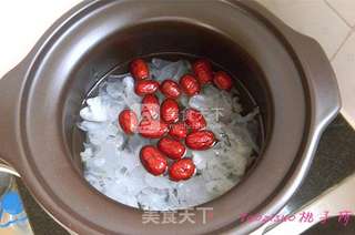 红枣雪梨银耳糖水的做法步骤:4