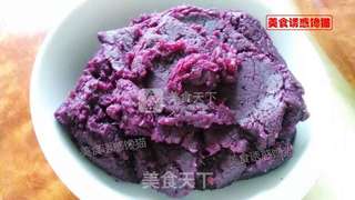 紫薯冰皮月饼的做法步骤:6