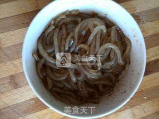 豆角炖粉条的做法步骤:4