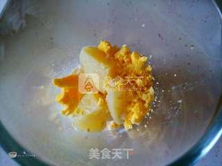 奶香金沙土豆泥的做法步骤:6