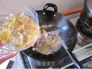 桃胶五花肉的做法步骤:5