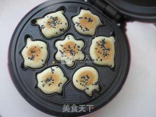 黑芝麻小蛋糕的做法步骤:12