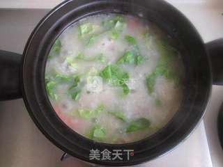 腊味海鲜粥的做法步骤:6