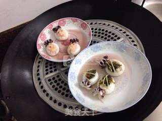 花好月圆之双味酿墨斗的做法步骤:6