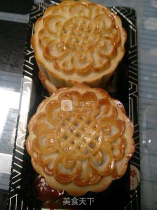 老式提浆五仁月饼的做法步骤:12
