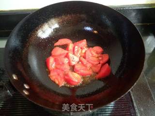 秋葵番茄蛋汤的做法步骤:3