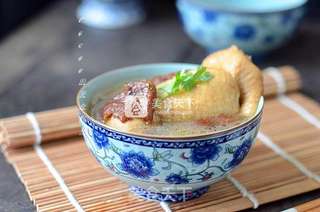 榛蘑鸡腿汤的做法步骤:8