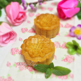 广式莲蓉蛋黄月饼的做法步骤:21