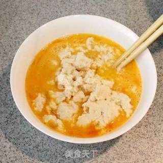 营养豆渣好去处-----豆渣培根炒饭的做法步骤:3