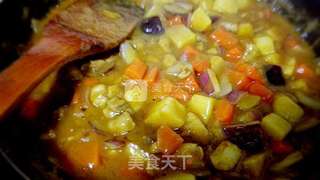 白领快手菜--【咖喱鸡肉】的做法步骤:4