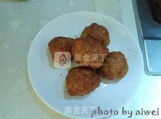红烧狮子头的做法步骤:9