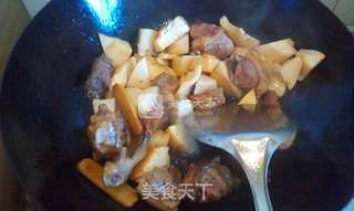 冬笋烧土鸭的做法步骤:7