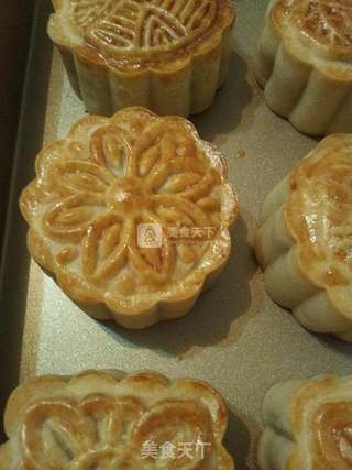 各种陷料的广式月饼的做法步骤:20
