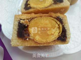 各种陷料的广式月饼的做法步骤:26