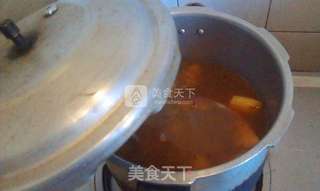 冬笋烧土鸭的做法步骤:8