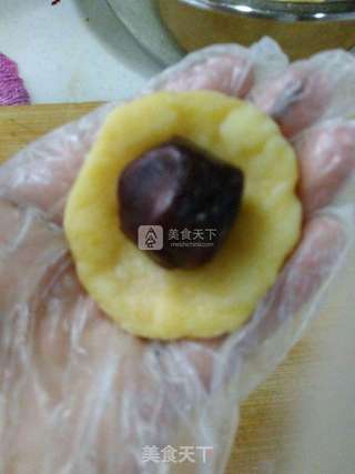 薯香冰皮月饼的做法步骤:13