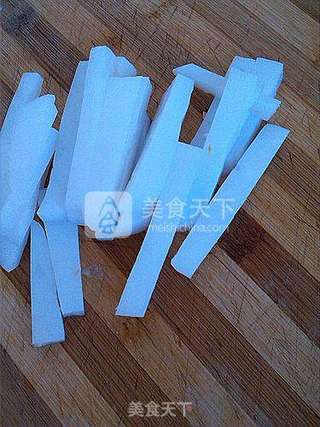 豆豉炒豌豆粉的做法步骤:2
