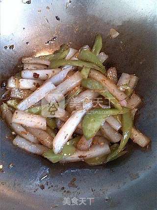 豆豉炒豌豆粉的做法步骤:7