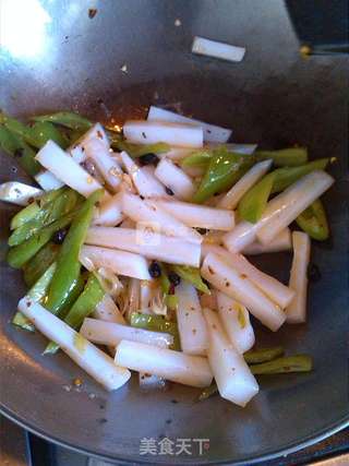 豆豉炒豌豆粉的做法步骤:6