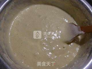 抹茶奶茶海绵蛋糕的做法步骤:6