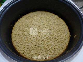 抹茶奶茶海绵蛋糕的做法步骤:13