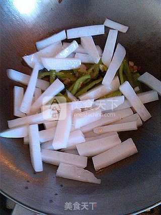 豆豉炒豌豆粉的做法步骤:5