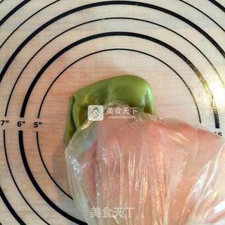 彩色冰皮月饼的做法步骤:14