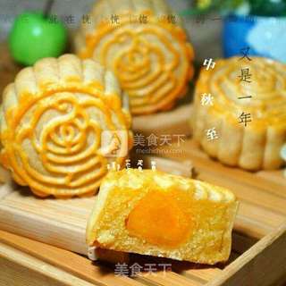 广式椰蓉蛋黄月饼的做法步骤:15