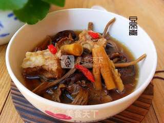 党参茶树菇排骨的做法步骤:9