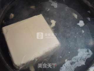 蟹粉豆腐的做法步骤:4