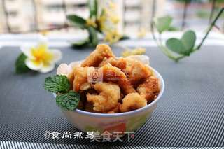 香辣鸡米花的做法步骤:11